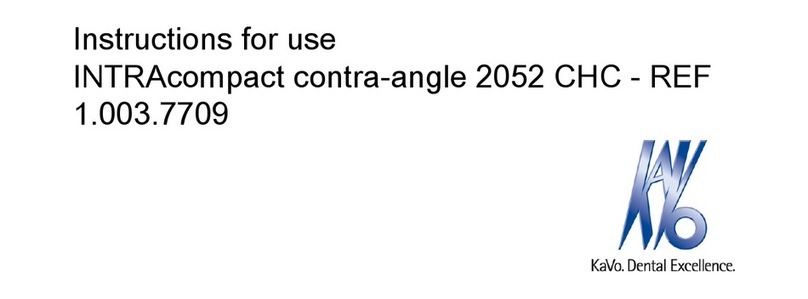KaVo 2052 CHC User manual