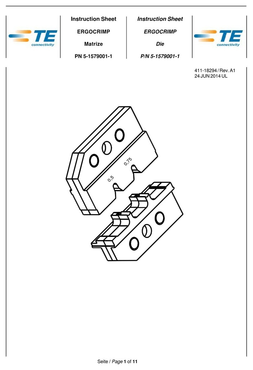 TE Connectivity ERGOCRIMP 5-1579001-1 User manual
