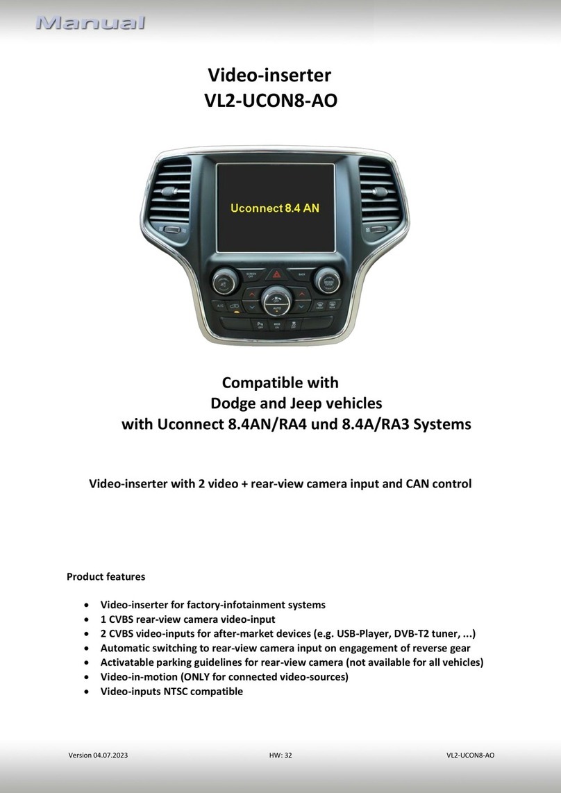 NavLinkz VL2-UCON8-AO manual