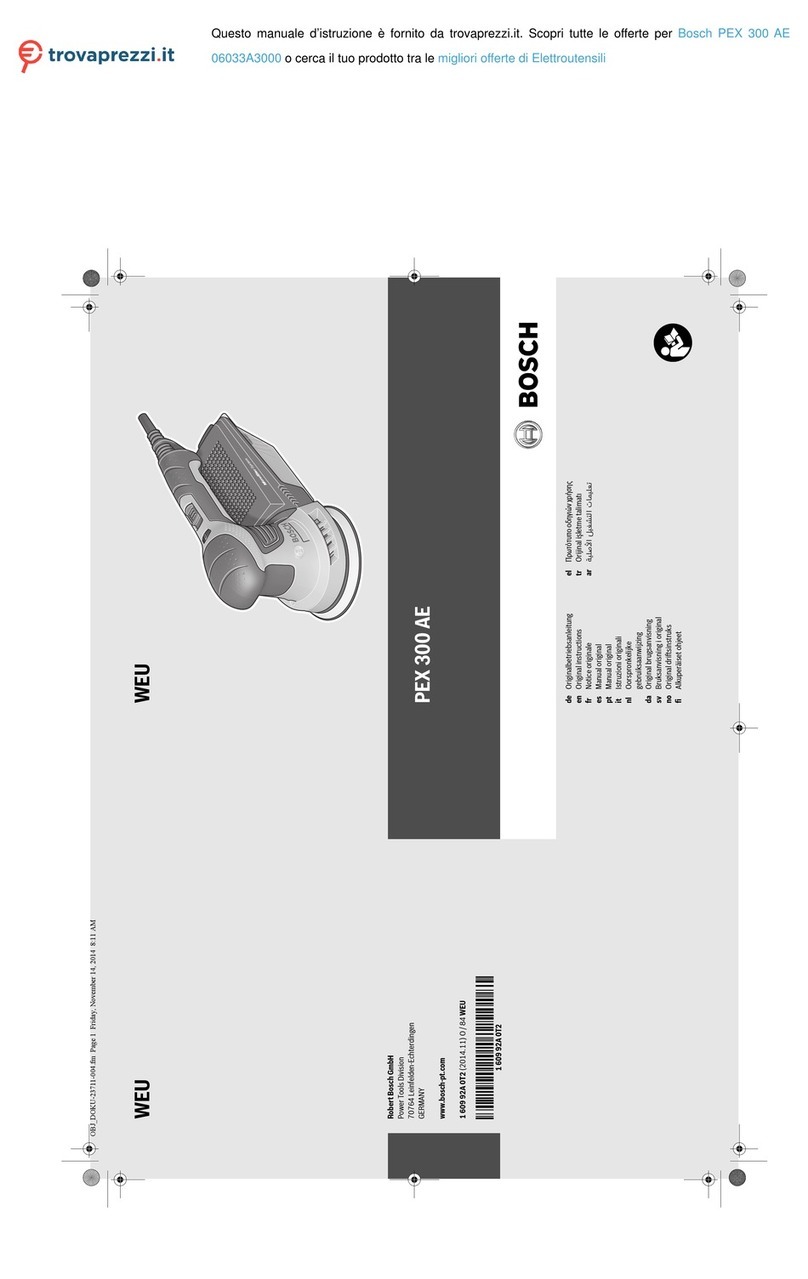 Bosch 06033A3000 User manual