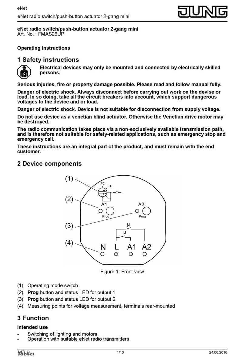 Jung eNet FMAS26UP quick start guide
