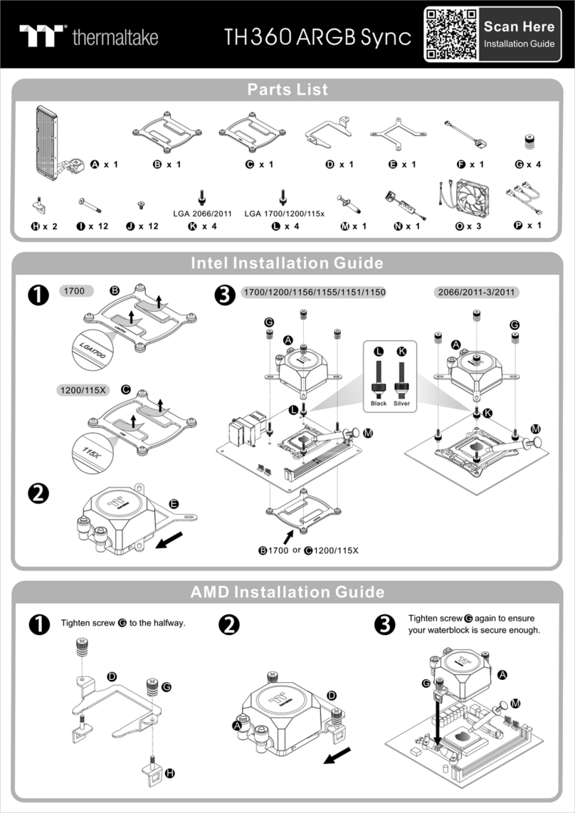 Thermaltake TH360 ARGB Sync User manual