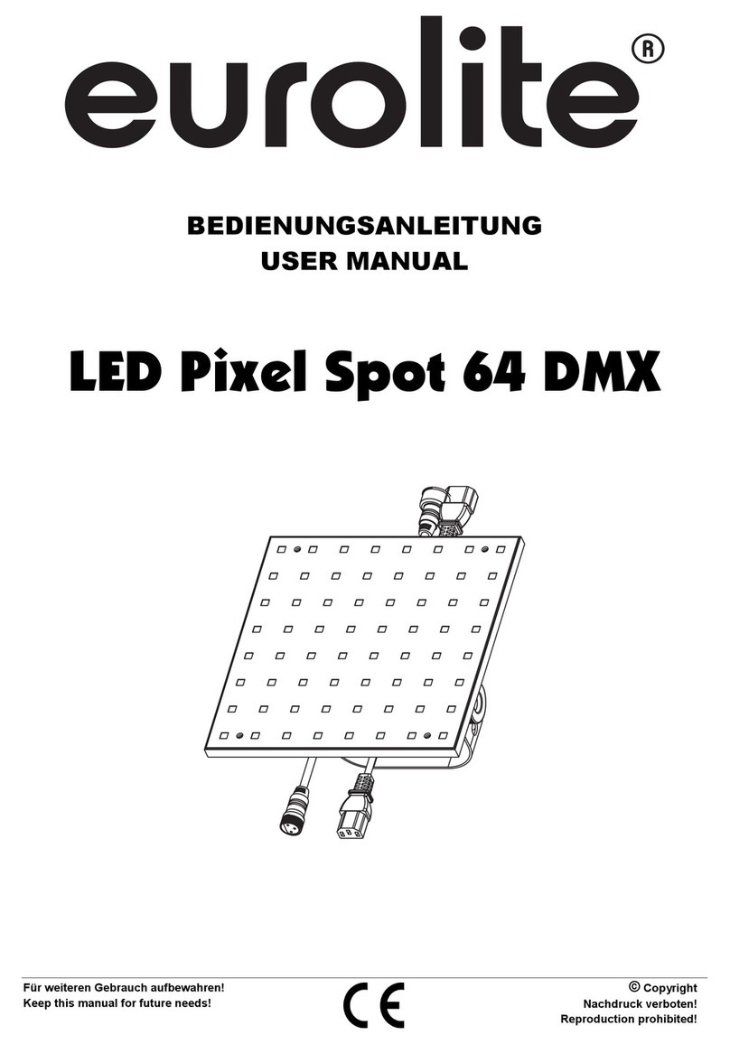 EuroLite LED Pixel Spot 64 DMX user manual