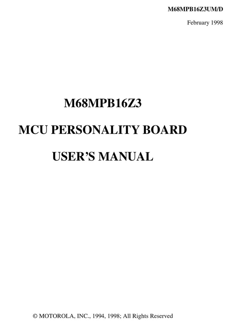 Motorola M68MPB16Z3 User manual Motorola M68MPB16Z3 User manual