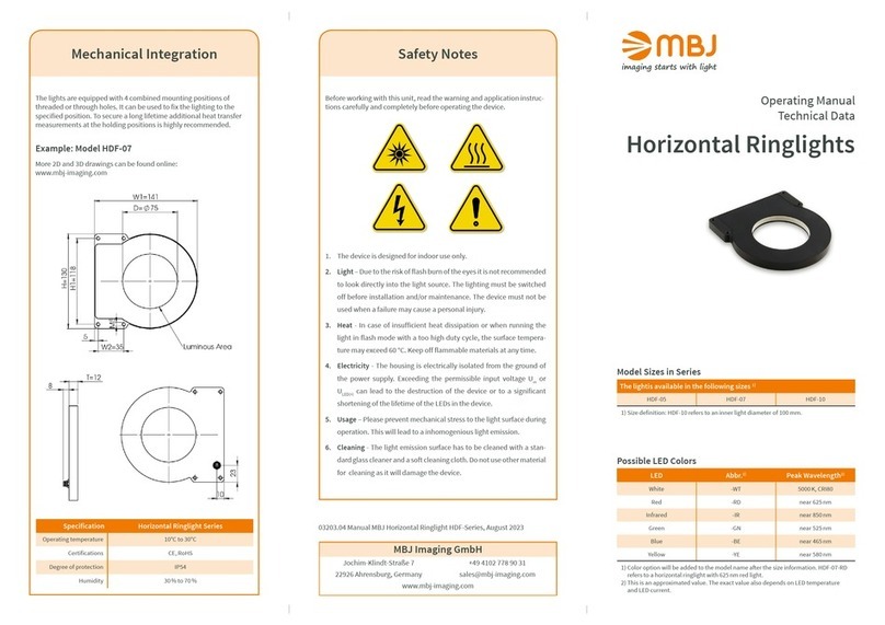 mbj HDF-05 User manual
