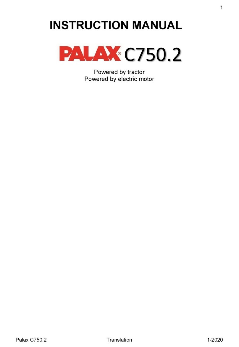 Palax C750.2 User manual