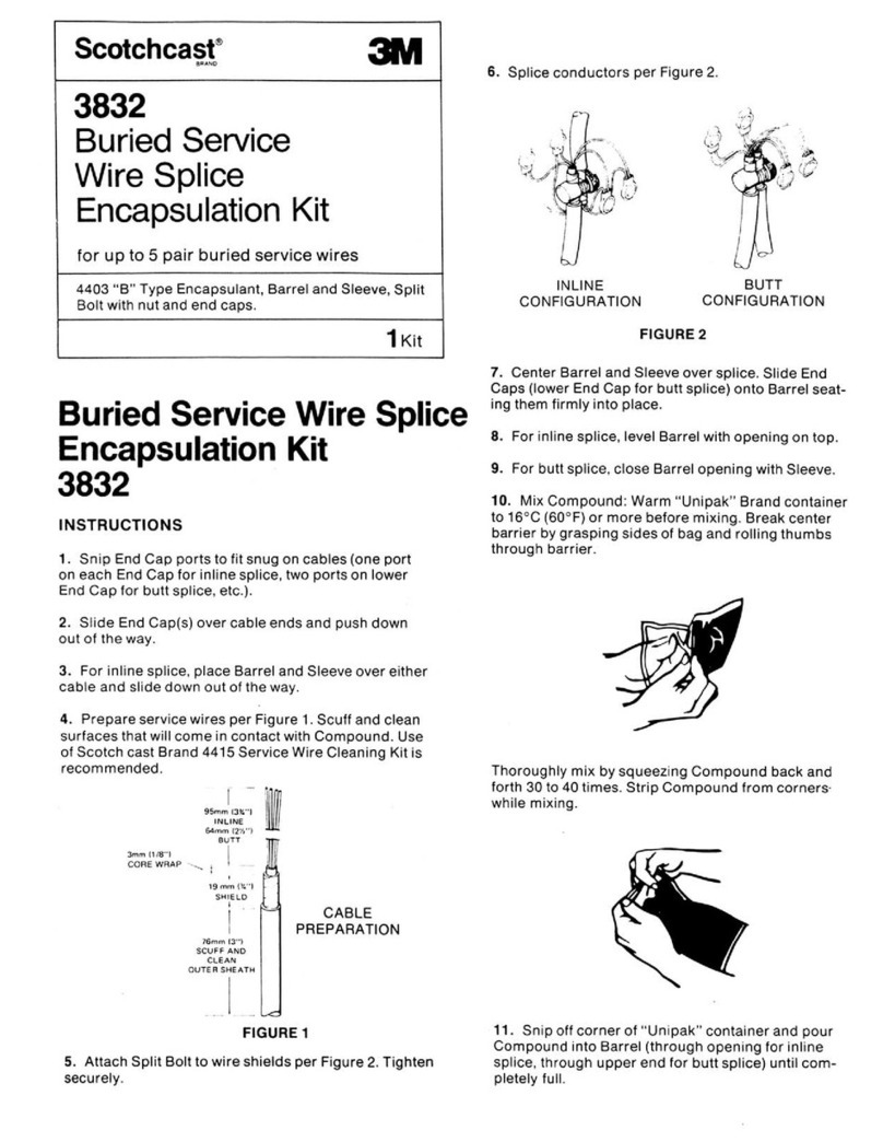 3M Scotchcast 3832 User manual