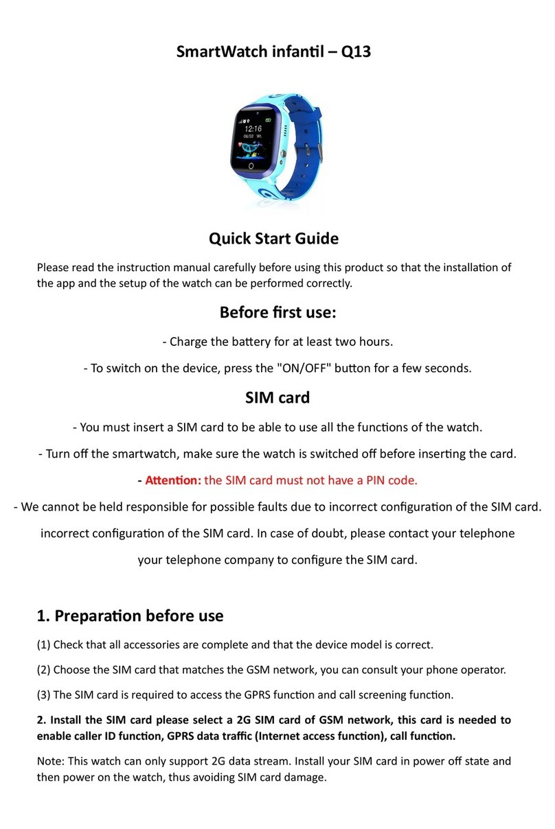 Infantil Q13 quick start guide