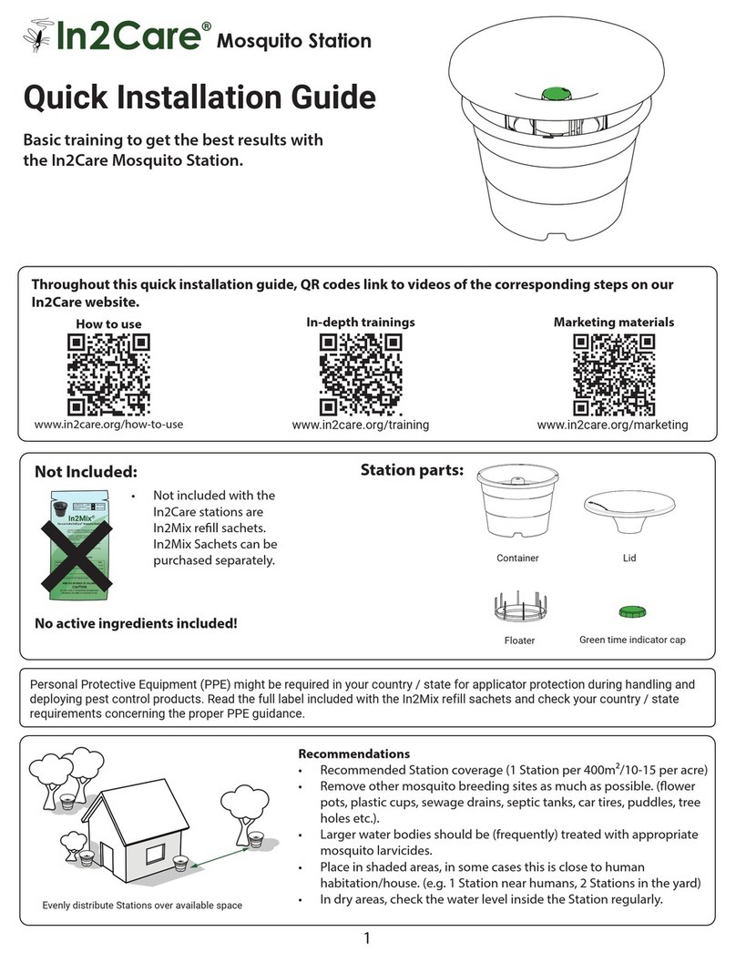In 2 Care Mosquito Station Quick installation guide In 2 Care Mosquito Station Quick installation guide
