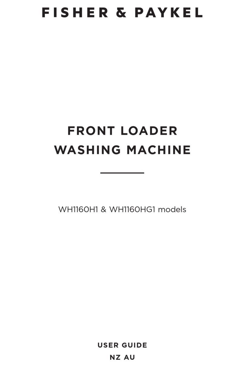 Fisher & Paykel WH1160H1 user guide