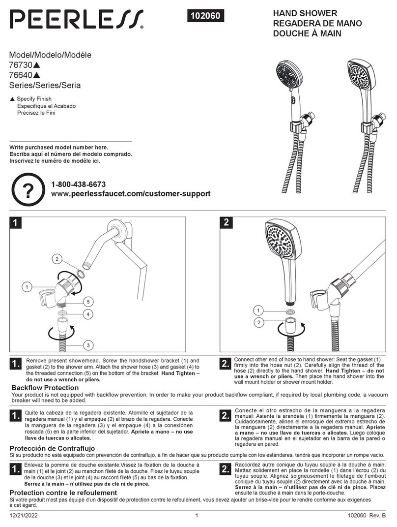 PEERLESS 76730 Series User manual