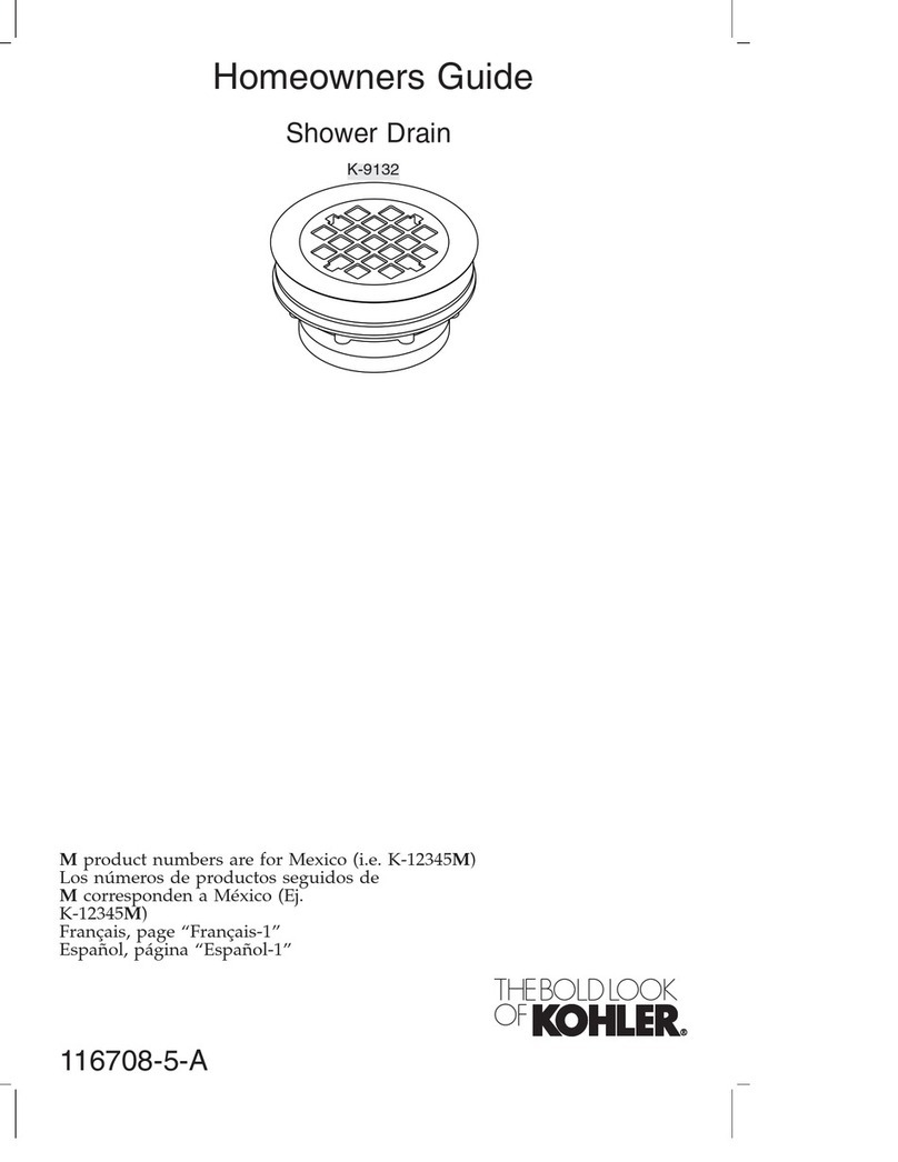 Kohler 9132-2BZ Assembly instructions