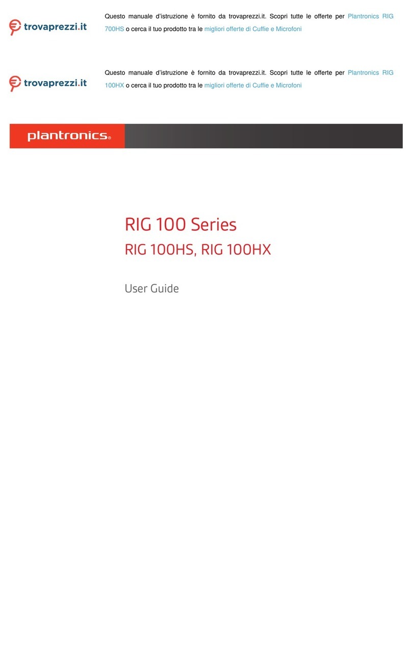 Plantronics RIG 700HS user guide