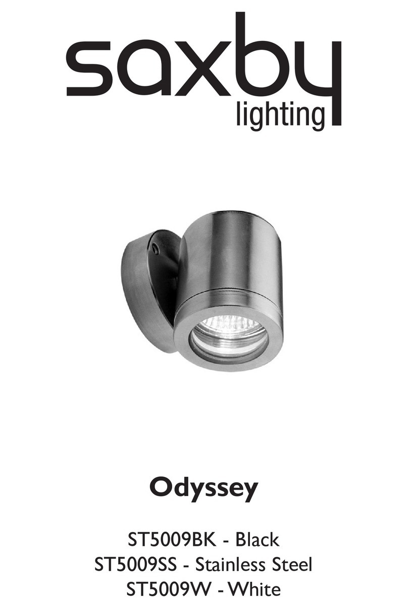 Saxby Lighting Odyssey ST5009BK Installation