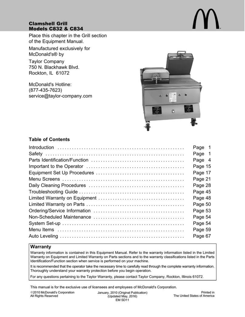 McDonald's C832 manual