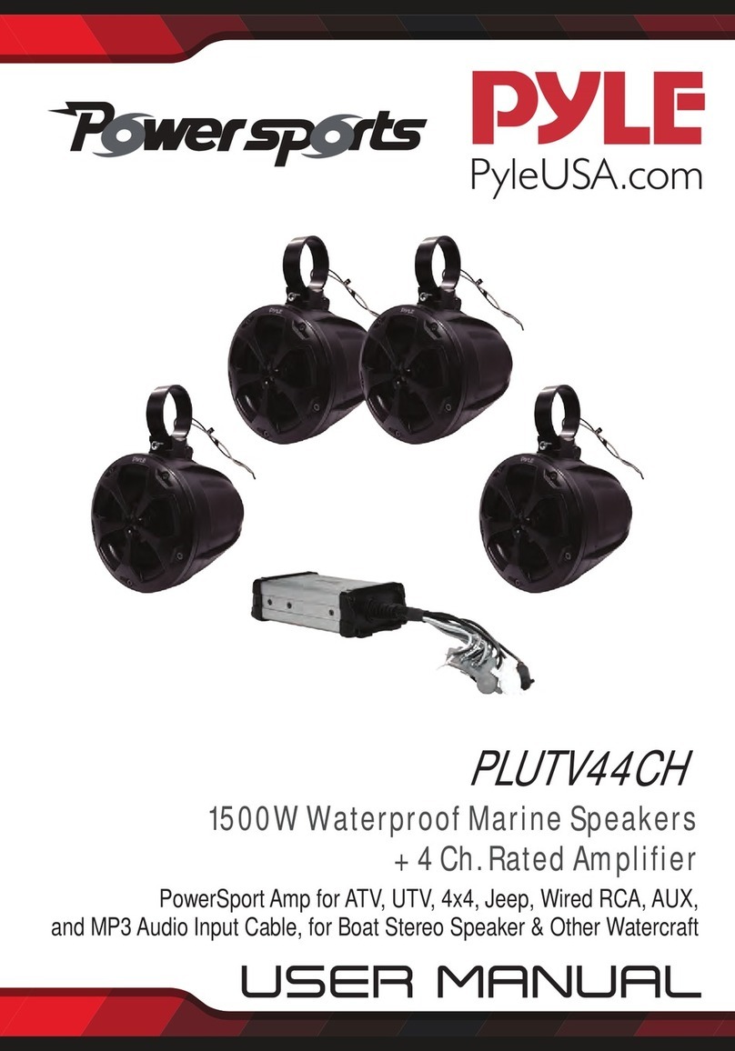Pyle Power Sports PLUTV44CH User manual