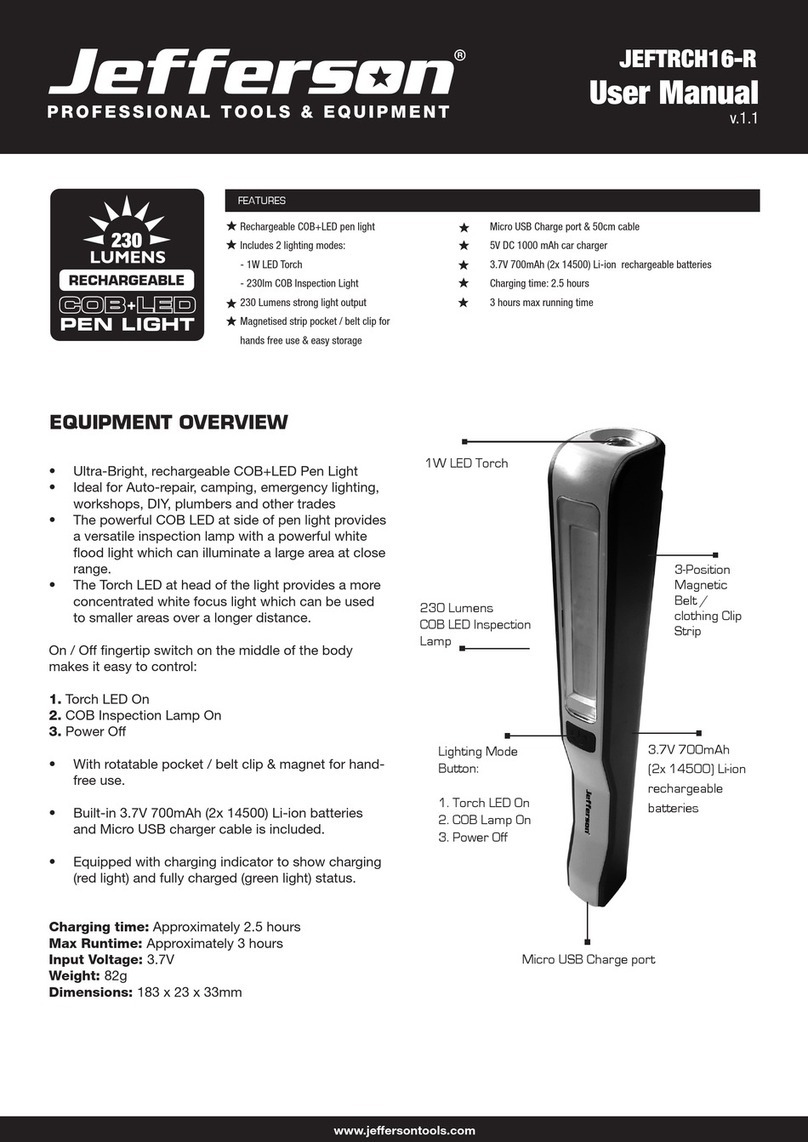 Jefferson JEFTRCH16-R user manual