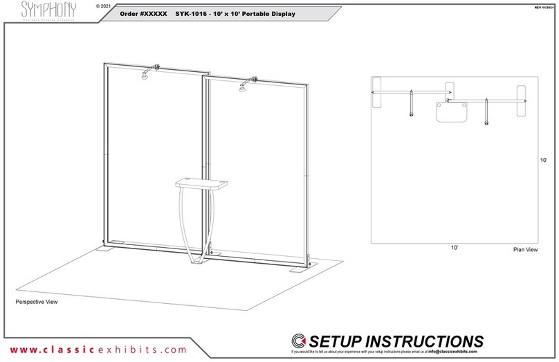 Classic Exhibits Symphony SYK-1016 Setup instructions