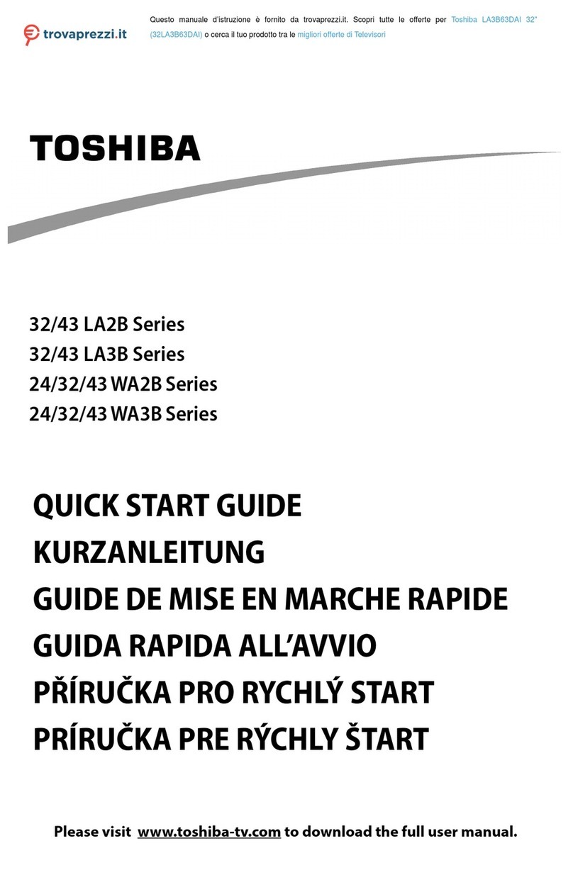 Toshiba 32 LA2B Series User manual