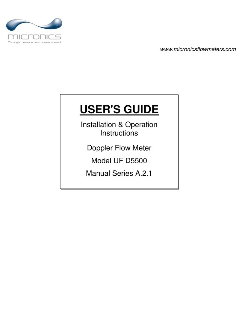 Micronics UF D5500 User manual