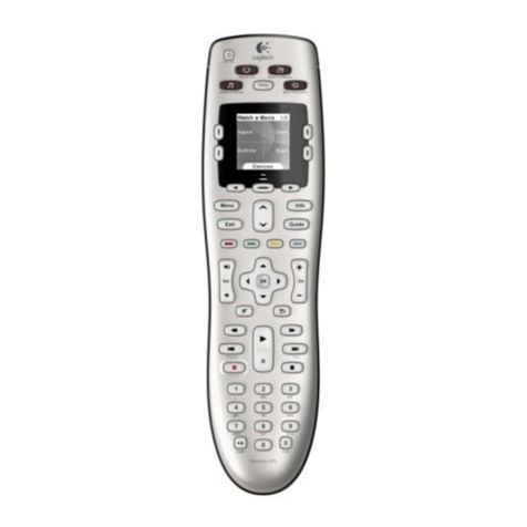 Logitech Harmony 600 User manual Logitech Harmony 600 User manual