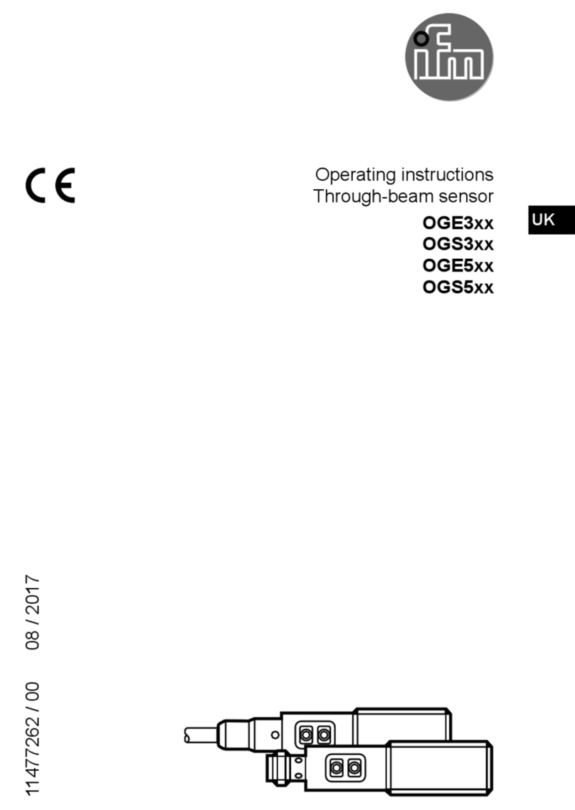 IFM Electronic OGE3 Series User manual