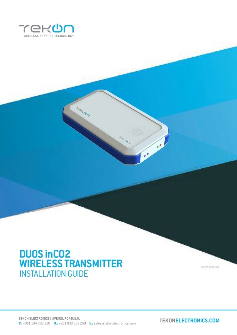 Tekon DUOS inCO2 User manual