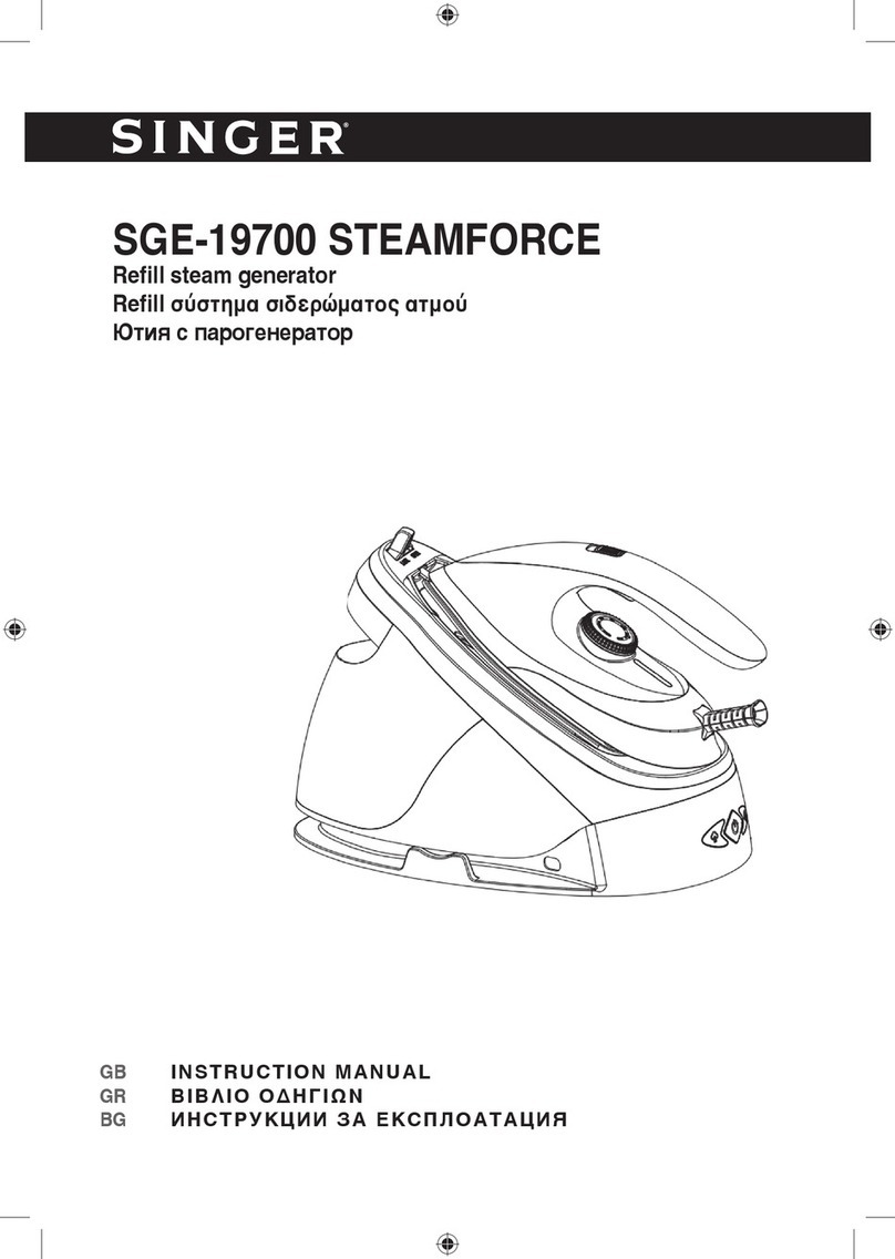 Singer STEAMFORCE SG-19700 User manual