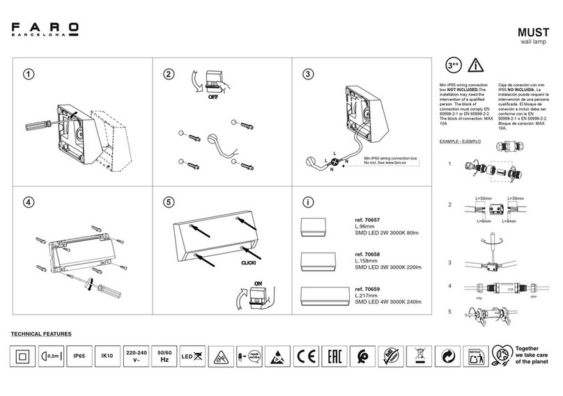 Faro Barcelona MUST 70657 instructions