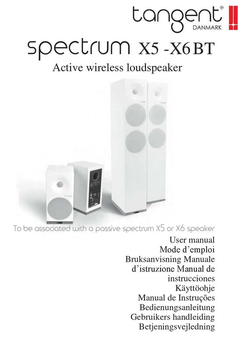 Tangent spectrum X5 BT User manual