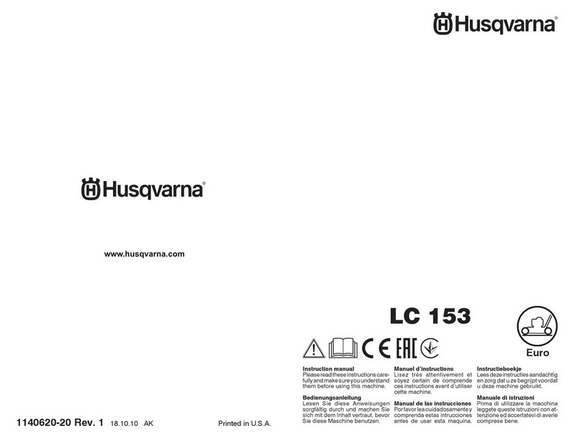 Husqvarna LC 153 instruction manual