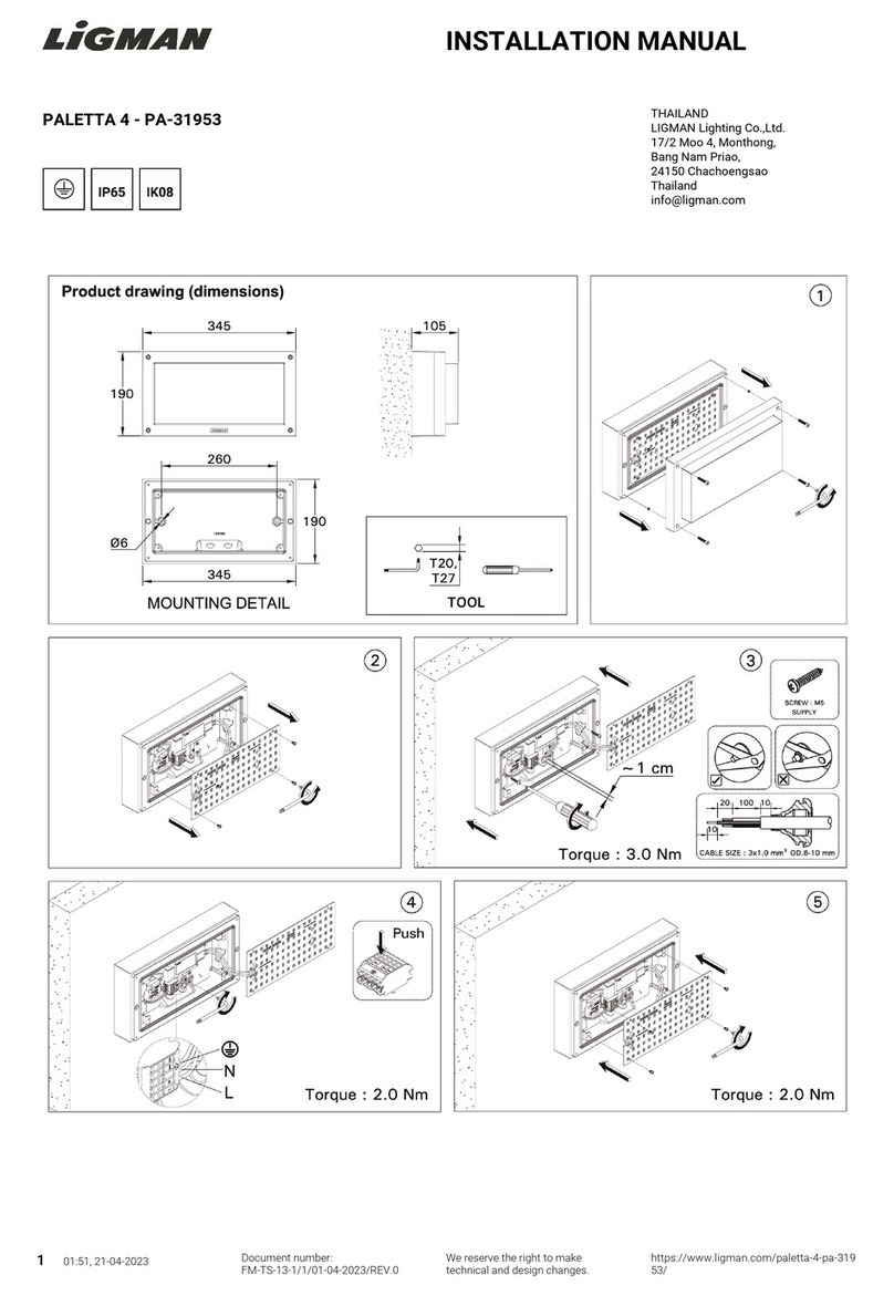 LIGMAN PA-31953 User manual