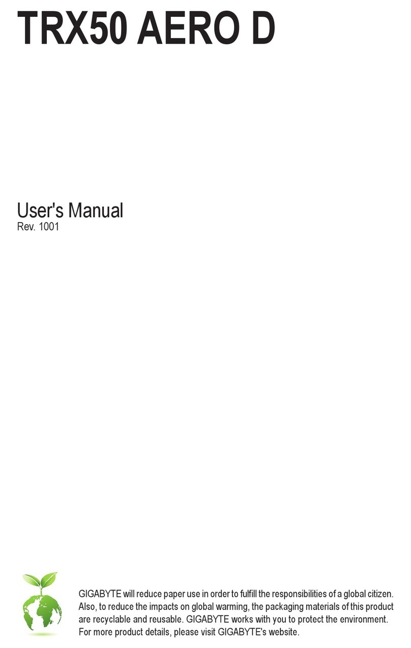 Gigabyte TRX50 AERO D User manual