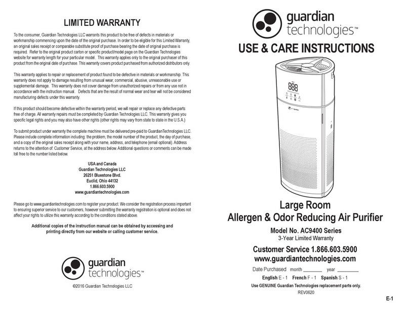 Guardian AC9400W Quick reference guide