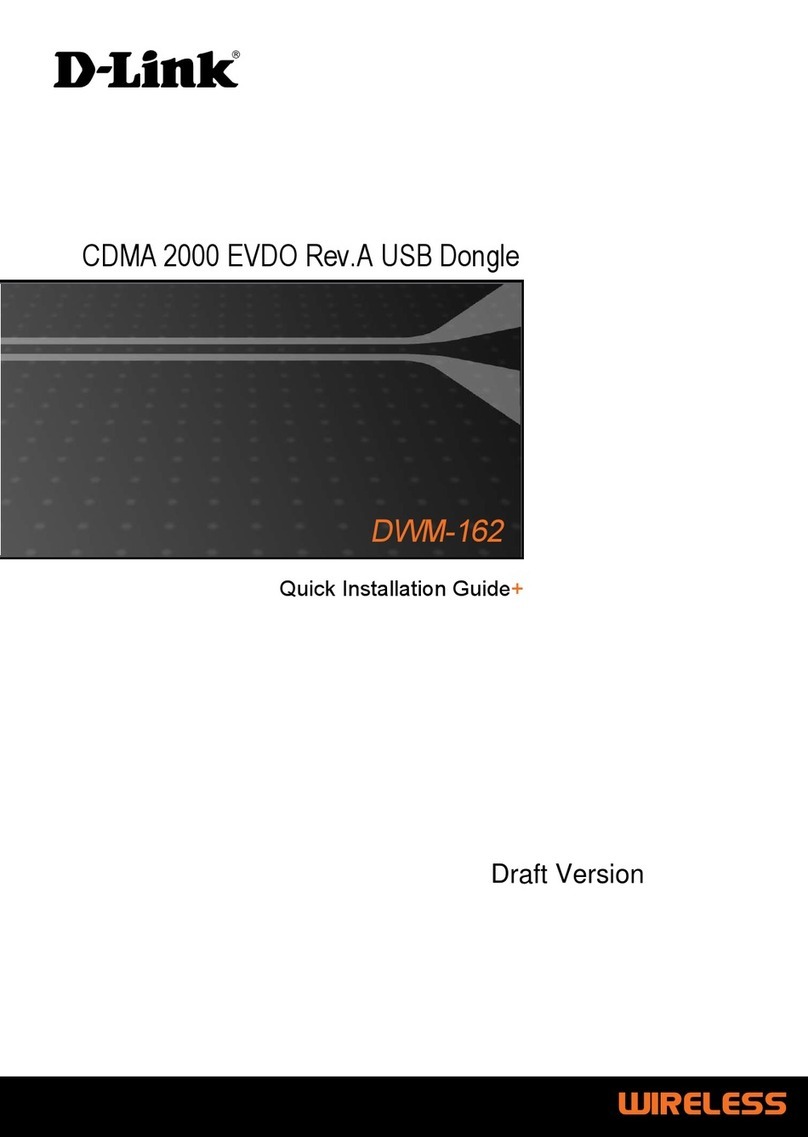 D-Link DWM-162 User manual D-Link DWM-162 User manual