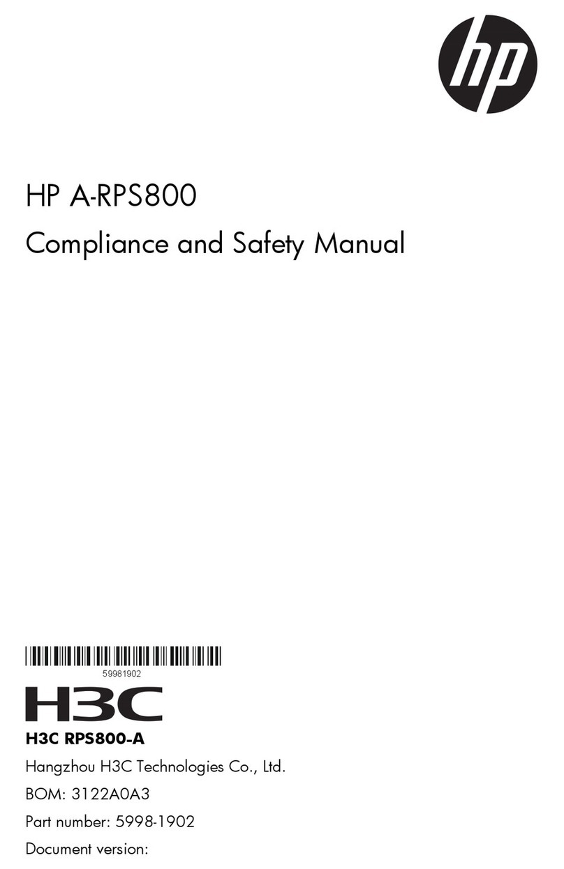 HP A-RPS800 Instruction Manual HP A-RPS800 Instruction Manual