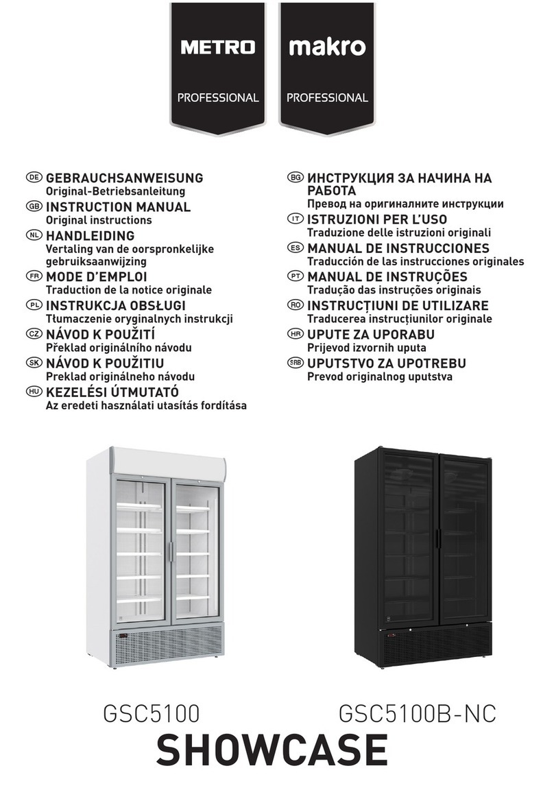 METRO PROFESSIONAL GSC5100 instruction manual