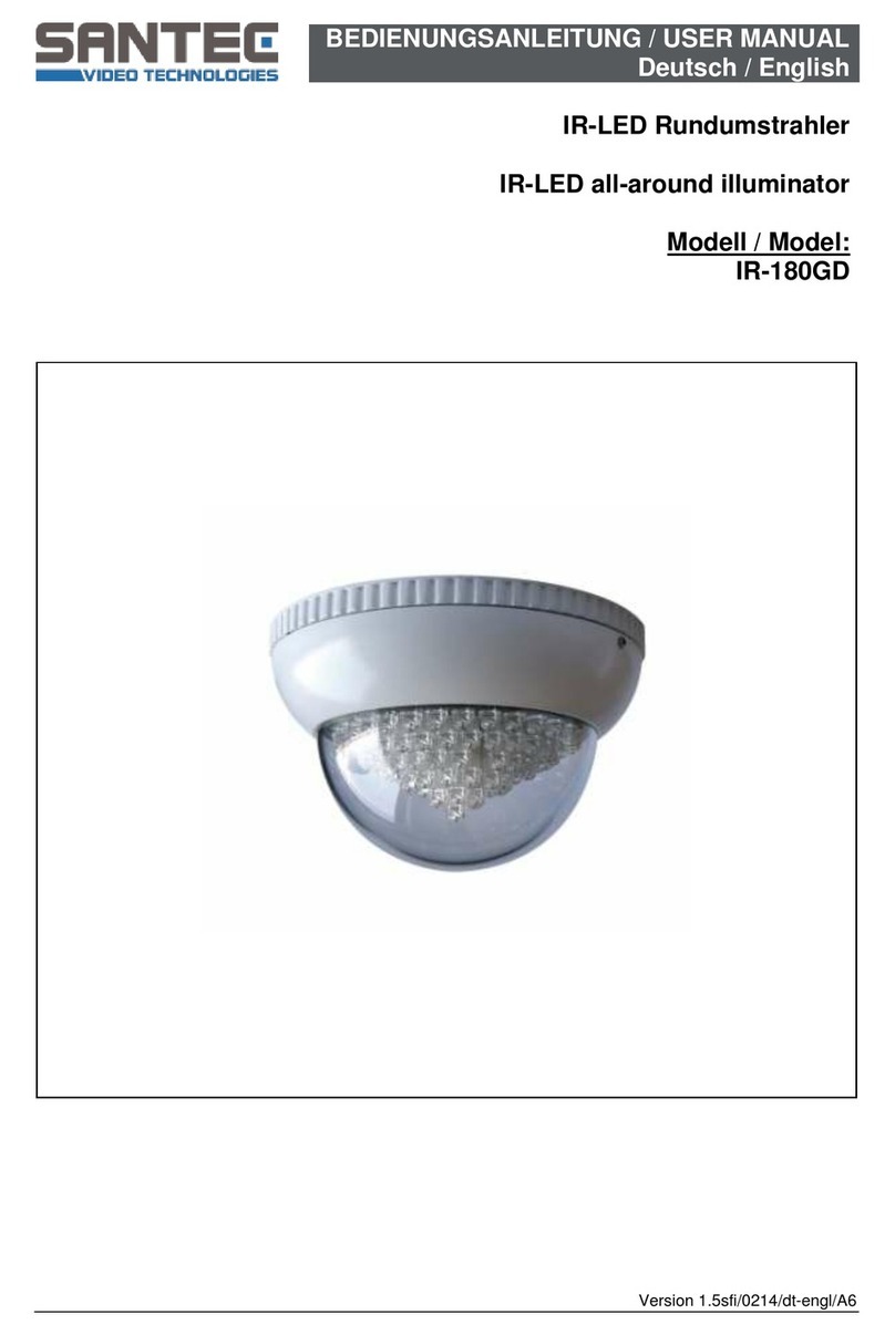 Santec IR-LED IR-180GD User manual