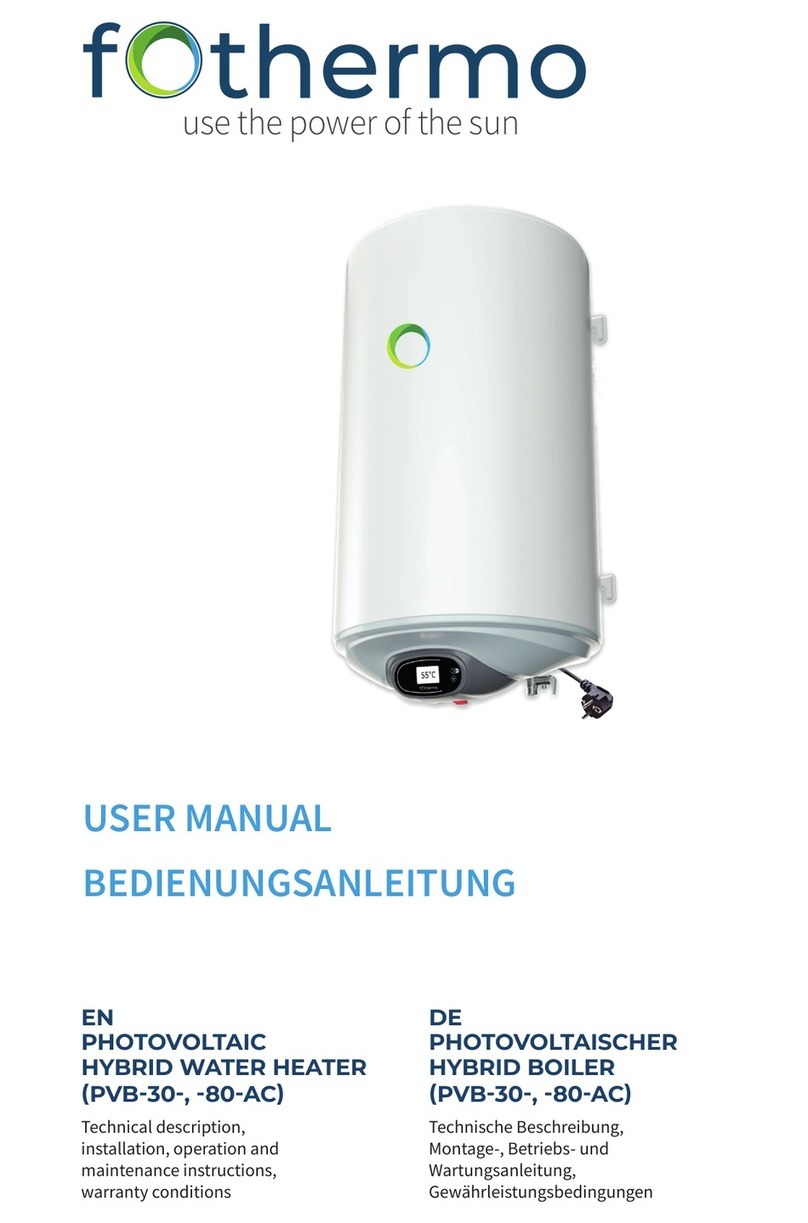 fothermo PVB-30-AC user manual