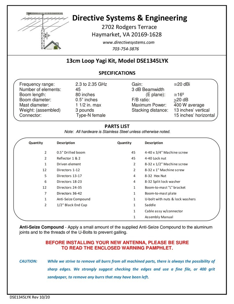 Directive Systems & Engineering DSE1345LYK instructions
