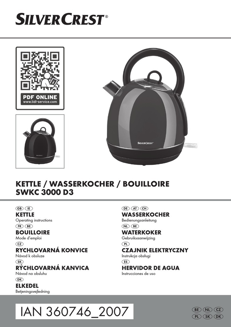 Silvercrest SWKC 3000 D3 User manual