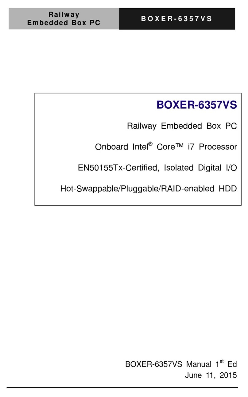 Aaeon BOXER-6357VS User manual
