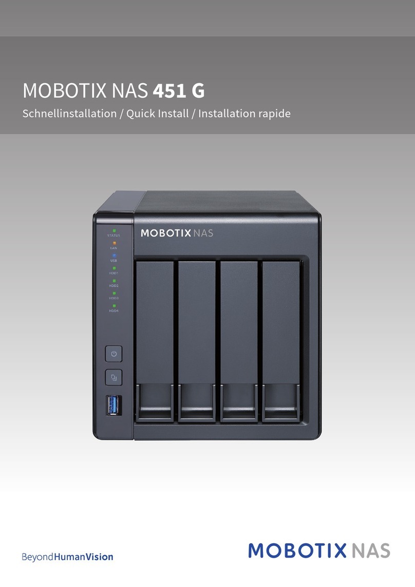 Mobotix NAS 451 G Quick install