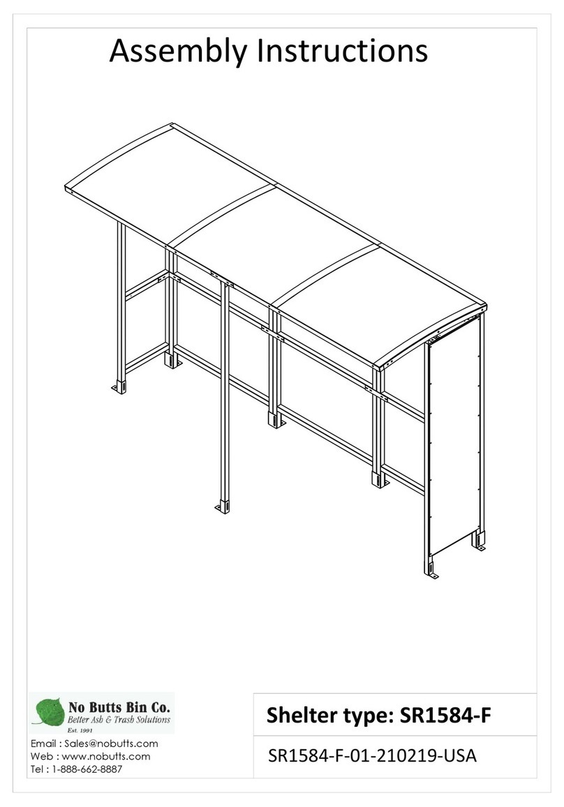 No Butts Bin SR1584-F User manual No Butts Bin SR1584-F User manual