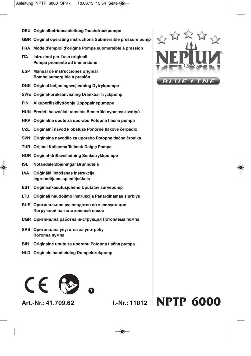 Neptun NPTP 6000 Original operating instructions