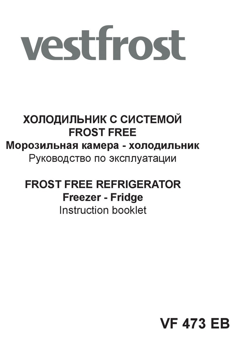 Vestfrost VF 473 EB User manual