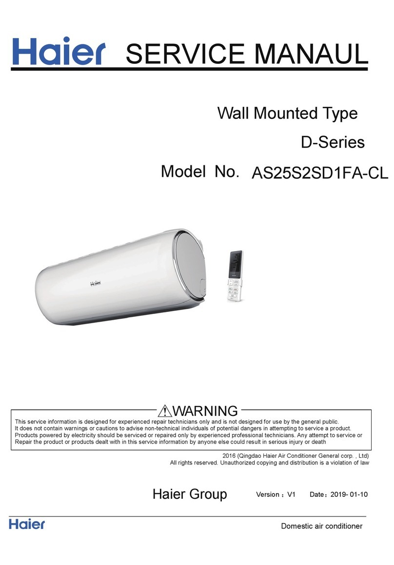 Haier AS25S2SD1FA-CL User manual