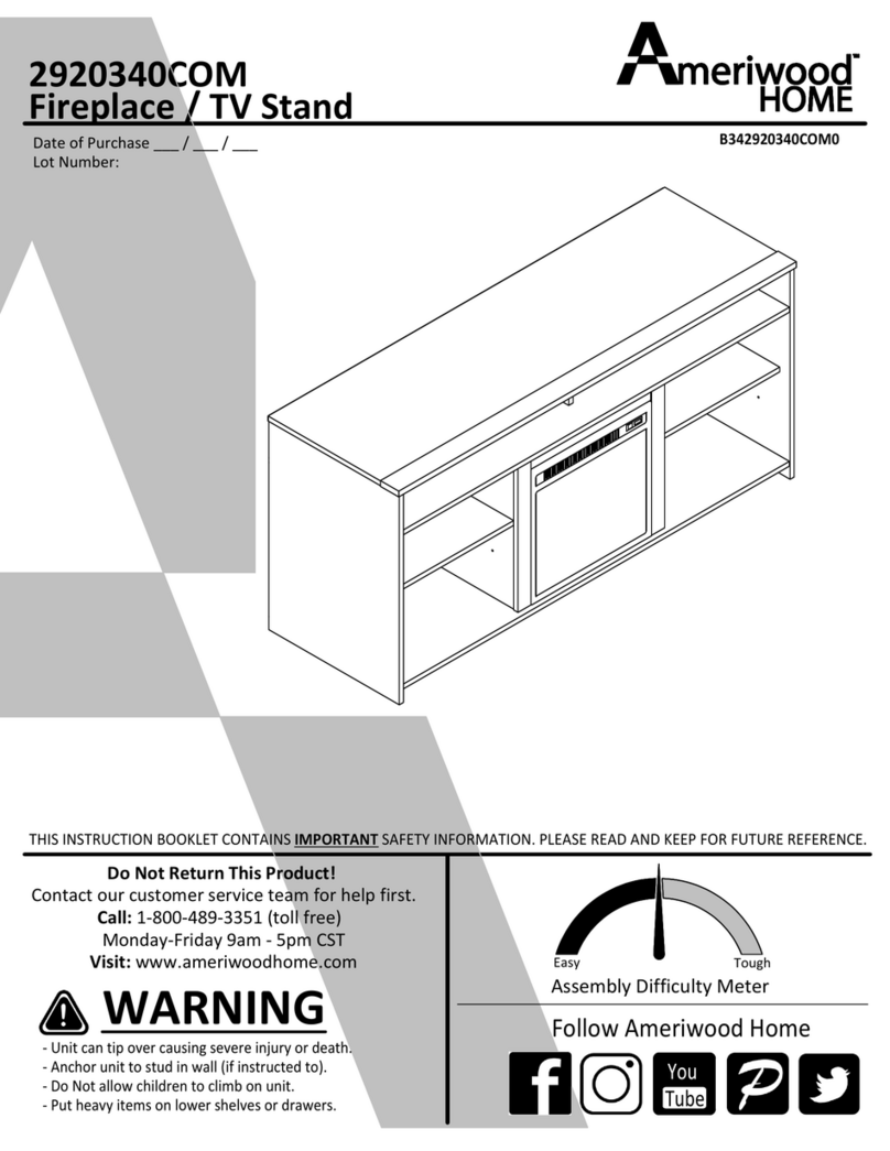 Ameriwood HOME 2920340COM Assembly instructions