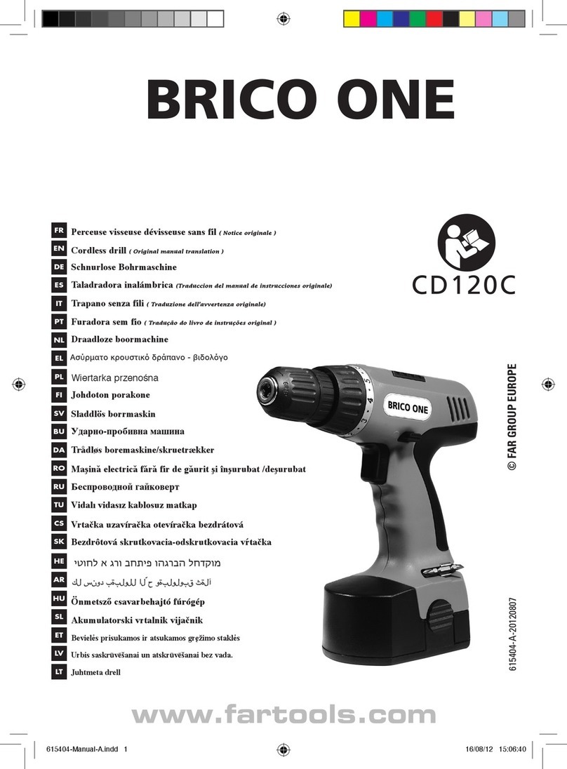 Far Tools BRICO ONE Original manual
