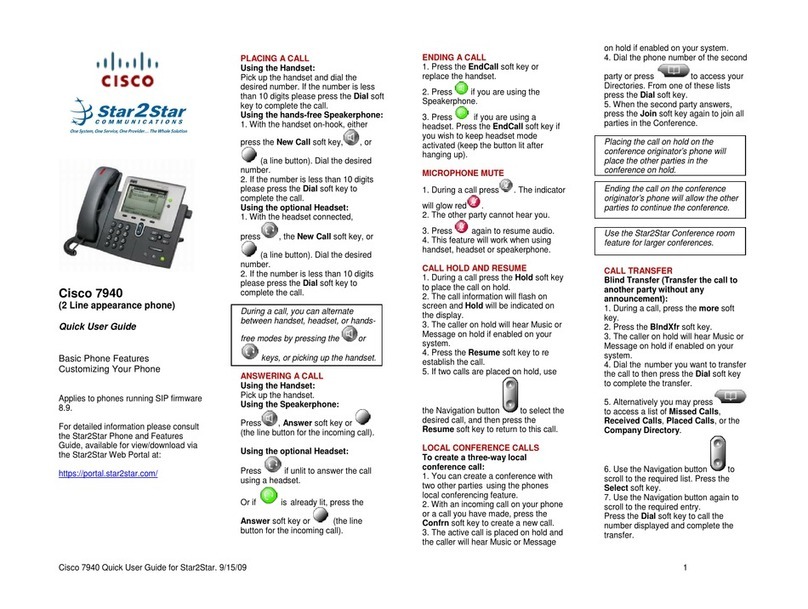 Cisco Cisco 7940 Instruction manual